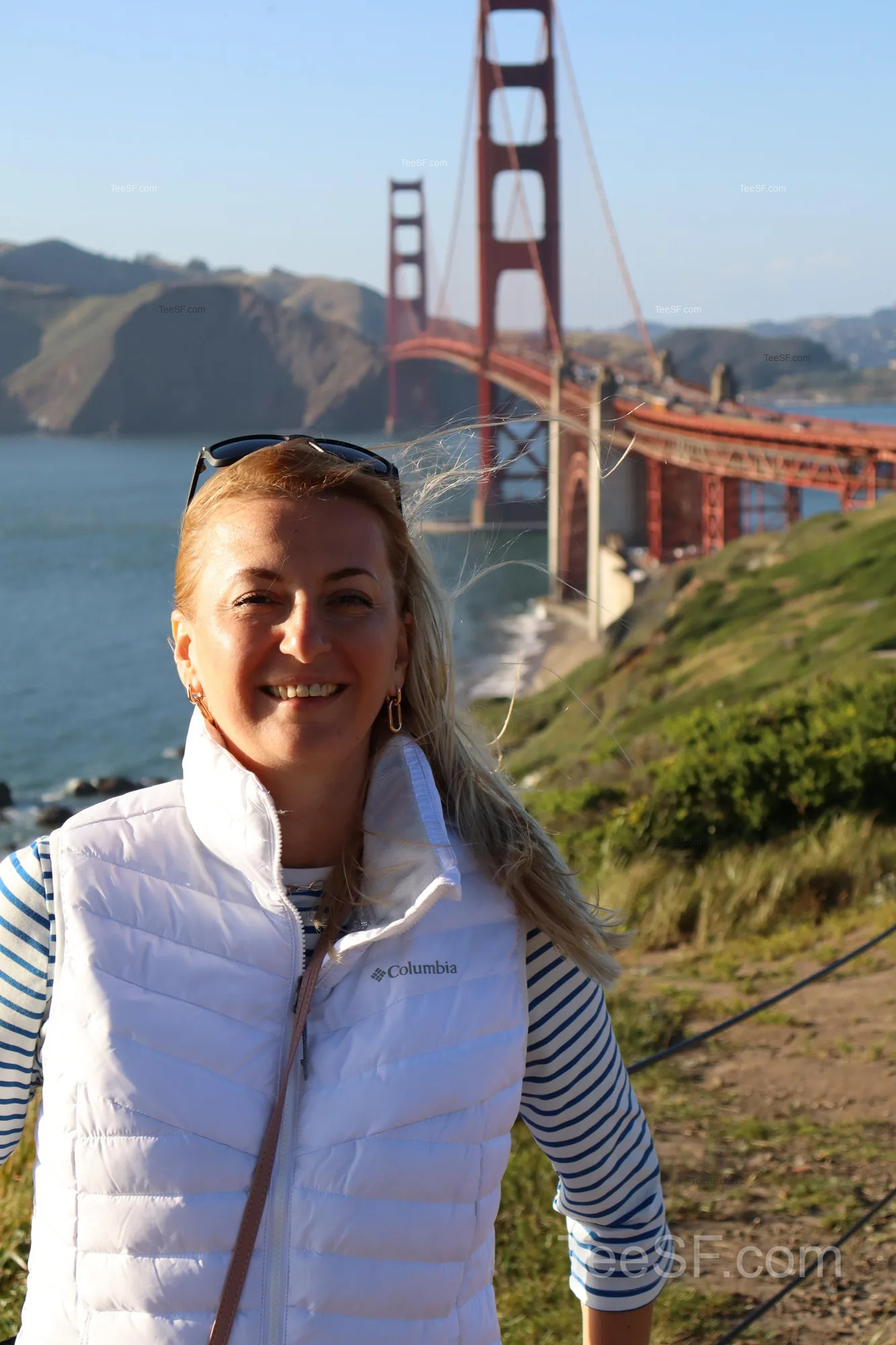 golden Gate Bridge Overlook Portrait during a Stripe Sessions 2026 visit in San Francisco.